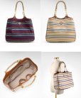 画像1: Tory Burch★Striped CHANNING TOTE★ (1)