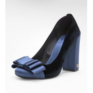 画像: トリーバーチ★cicely VELVET HIGH HEEL PUMP２色★