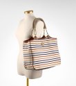 画像3: Tory Burch★Striped CHANNING TOTE★