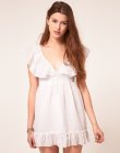 画像1: Liquorish Sun Dress In Burnout Cotton