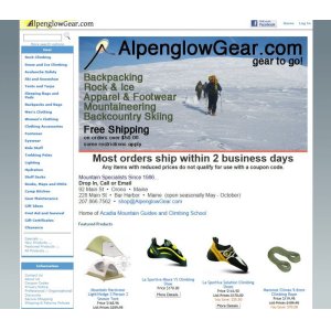 画像: alpenglowgearアルペングロウギア【登山着、キャンピング、防寒具、テント】