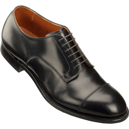 画像: 【ALDEN】 Plain Straight Tip Blucher Oxford Calfskin