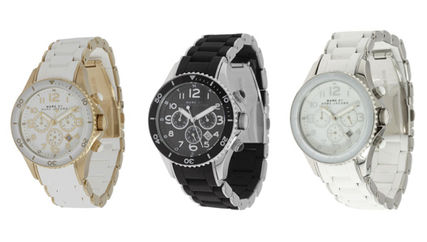 画像1: Marc by Marc Jacobs★Silicone Rock Chrono時計3色